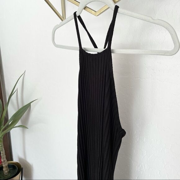 THE RANGE Framed Rib Tank Dress in Black - Picture 5 of 14